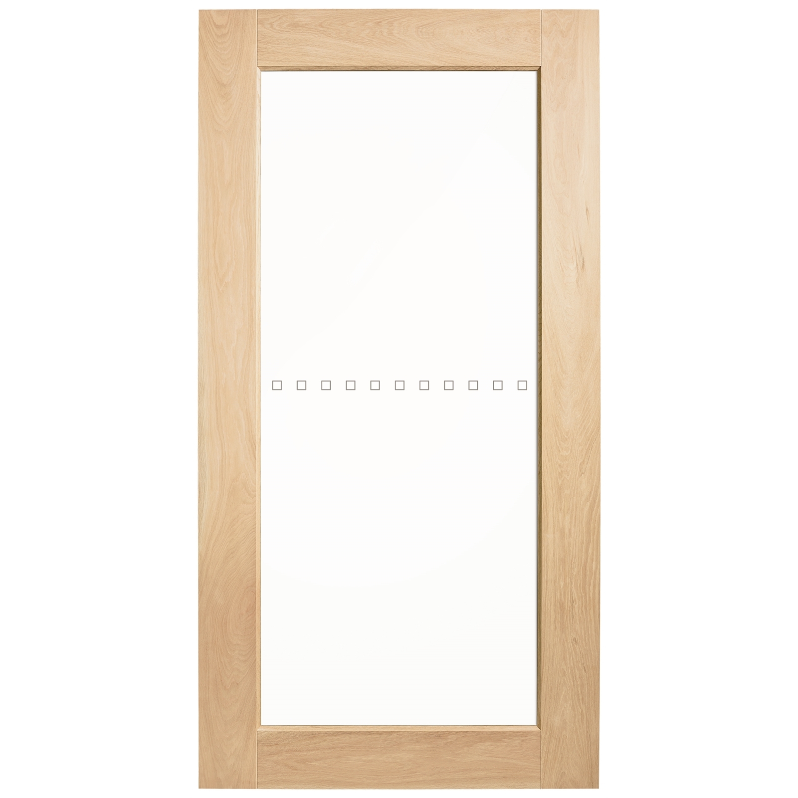 Corinthian 2340 x 1200 x 40mm Entrance Door Blonde Oak Clear Glass AWOWS21